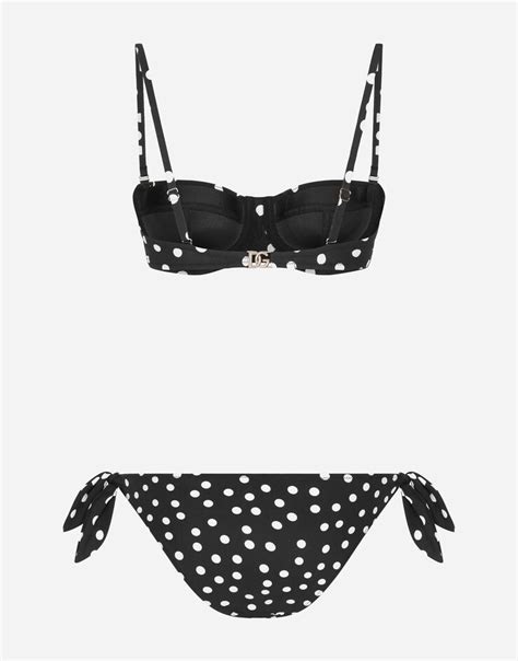 dolce gabbana balconette bikini|DOLCE&GABBANA Polka.